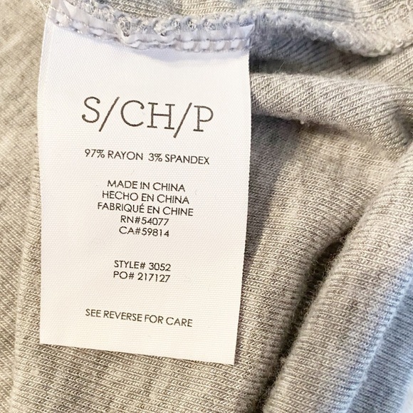 CAbi Serenity V Neck Oversized Gray Top #3052 - Small - Picture 6 of 12